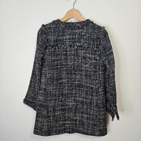 J. Crew Tweed Jacket Car Coat Women's Sz 00 Preppy Corporate - Picture 10 of 10